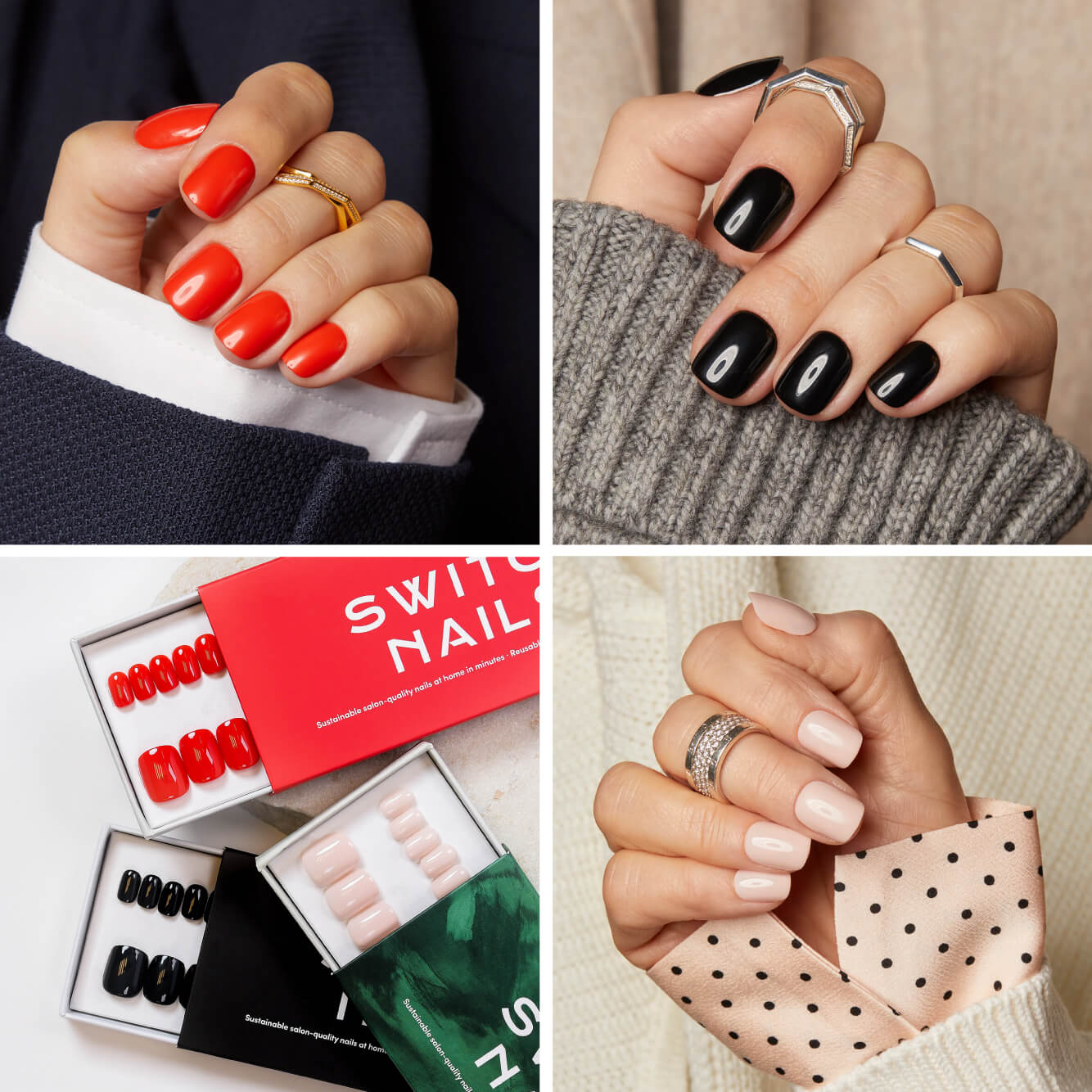Trio: Nude, Red & Black - Image 5